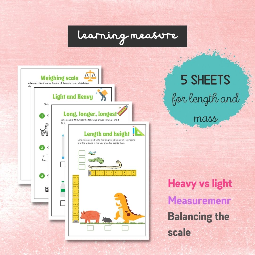 Kindergarten and Pre K Worksheets | Maths and Logic | Printable PDF