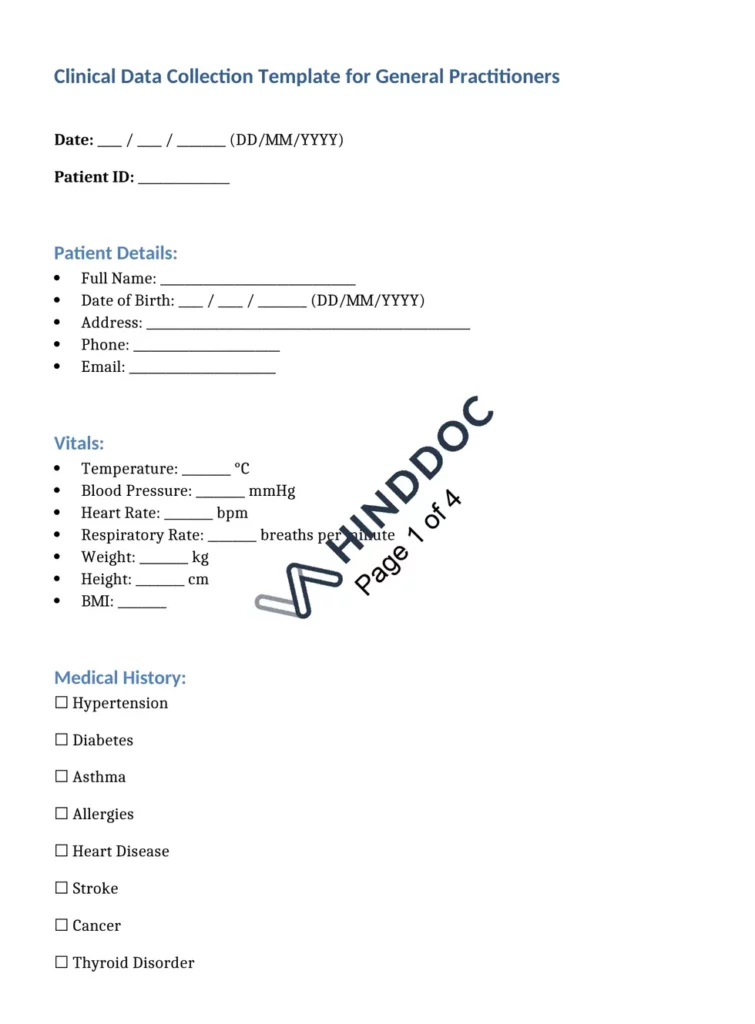 Preview_Clinical Data Collection Template for Research and Development_4