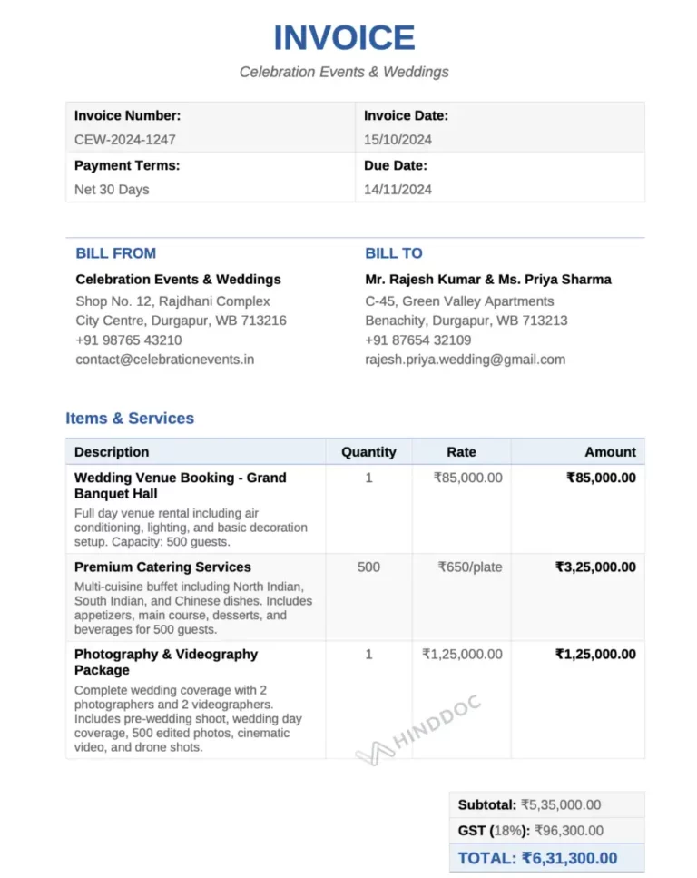 2. Invoice Templates With Terms